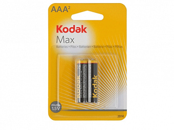 Батарейка "KODAK" MAX LR03-2BL (20/100/16000) Бат863