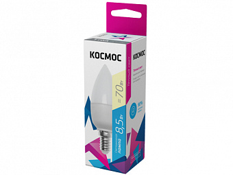 Светодиодная лампа "Космос" CN 8.5W 220V E14 3000K Лам681
