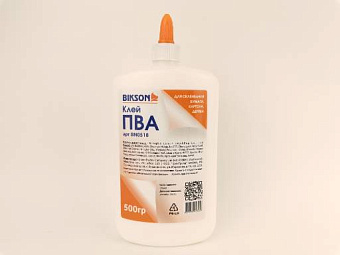Клей ПВА ТМ Bikson 500гр, арт BN0518 КлеП48