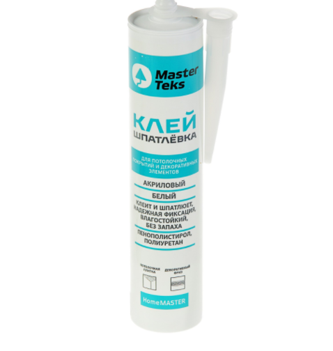 Клей - шпатлевка MasterTeks, акриловый, белый, 400 г 2799364 2799364