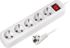 удлинитель smartbuy 5р.с/з 16a 7.0м с выкл. пвс 3x1мм² белый sbe-16-5-07-zs