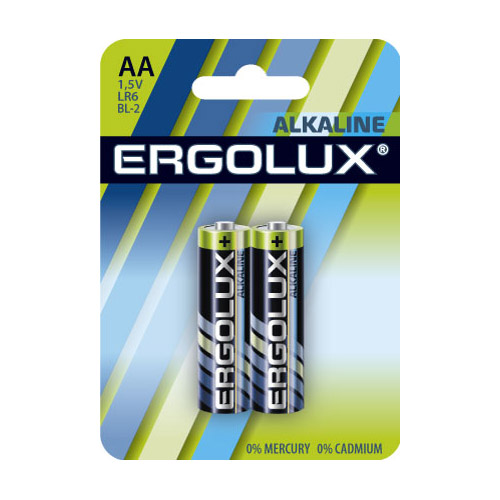 Батарейка "Ergolux" LR6 Alkaline BL-2 11747 Бат298