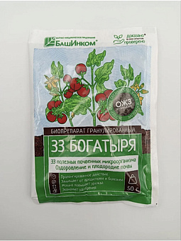 33 Богатыря гранулированный 50 гр/36шт СМ6435