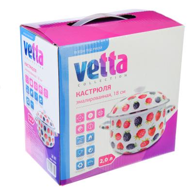 VETTA Джем Кастрюля эмалированная, 18см, 2,0л 894-435 фото 2