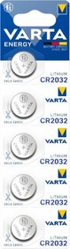 батарейка varta energy cr2032 bl5 lithium 3v (6032) (5/100/500) 06032229405