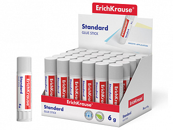 Клей-карандаш ErichKrause® Standard, 6г 48029 КлеК177
