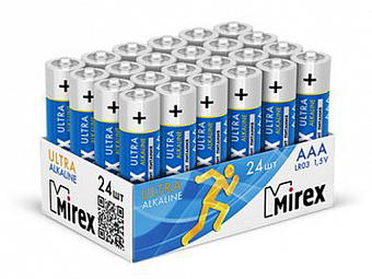 Батарейка "Mirex" LR03  24шт showbox Бат256