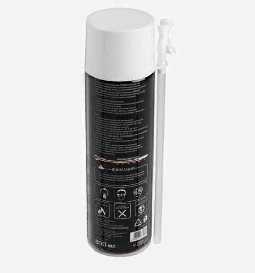 Пена монтажная TUNDRA basic, всесезонная, 500 мл 3367124 3367124 фото 6
