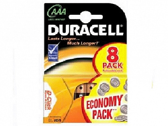 Батарейка"Duracell Basic LR03-8BL" (80/45360) Бат503