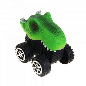игроленд машинка "дино-джип", инерция, рр, 12,5х12х5см, 4 дизайна 292-370