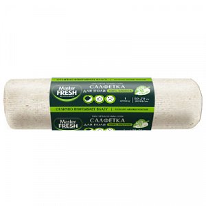 салфетка для пола эко хлопок 50*70 см ролик 1 шт master fresh 4620739979864