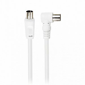 кабель smartbuy k-tv111 tv (m)-tv (m) 1.8м силикон серый (1/30) k-tv111