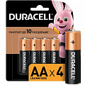 Батарейка "Duracell  LR6 -4BL " Basic  (80/240/20400) Бат488