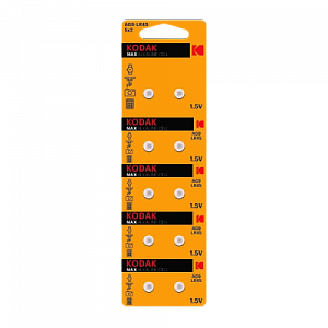 батарейка kodak g9/lr936/lr45/394a/194 bl10 alkaline 1.5v (10/100/1000) kag9-10