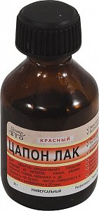 лак цапон, бесцветный 30 мл. 9054636