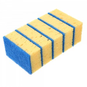 vetta набор губок для мытья посуды, 5 шт, 10,7x6,5x3,5 см, коралл 441-230