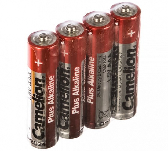 Батарейка "Camelion" Plus Alkaline LR03 SP-4 12553 Бат324