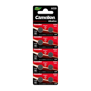 батарейка camelion g9/lr936/lr45/394a/194 bl10 alkaline 1.5v (10/100/3600) 12817