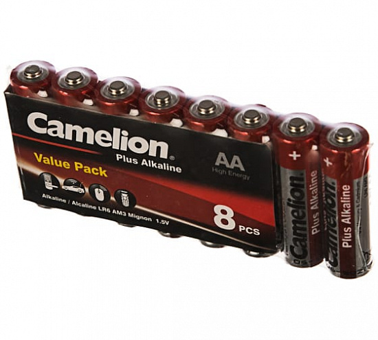 Батарейка "Camelion" Plus Alkaline LR6 SP-8 9283 Бат328 фото 2