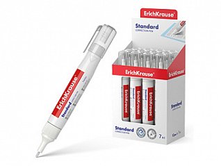 ручка-корректор erichkrause® standard, 7мл (в дисплее по 12 шт.) 55989 штр181
