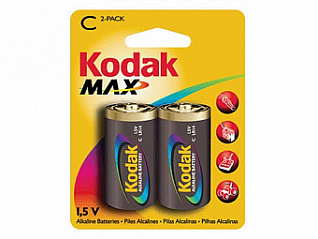 батарейка "kodak" max  lr14-2bl (kc-2)  (20/200/7200) б0005123 бат873