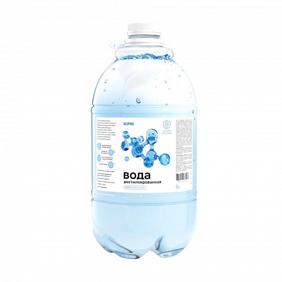 ВОДА ДИСТИЛЛИРОВАННАЯ 5 Л (1/3) "KIPNI" 281868