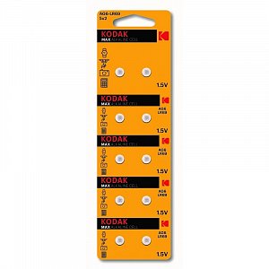 батарейка kodak g6/lr920/lr69/371a/171 bl10 alkaline 1.5v (10/100/1000) kag6-10
