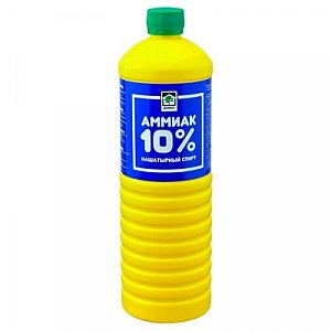 нашатырный спирт 1л, раствор аммиака 10%  (для сада и хоз.нужд) 726011