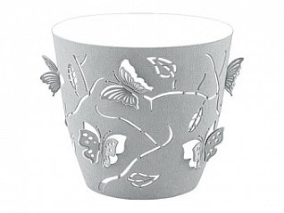 горшок для цветов plast team butterflies 2,5 л d175 мм круглый 176х176х164 мм серый шторм хш3234