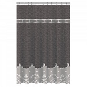 vetta шторка для ванной, с утяжелителем, полиэстер, 80 г/м2, 180х180 см, орнамент, 613 461-613
