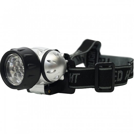 Фонарь налобный светодиодный, 7LED, 3хААА, пластик 9531205