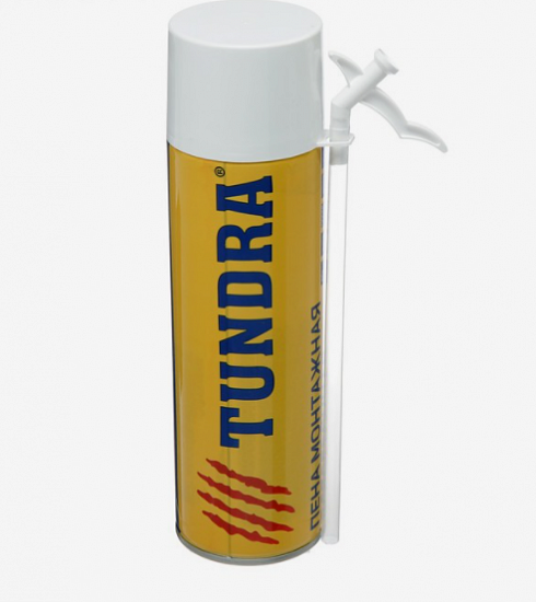 Пена монтажная TUNDRA basic, всесезонная, 500 мл 3367124 3367124