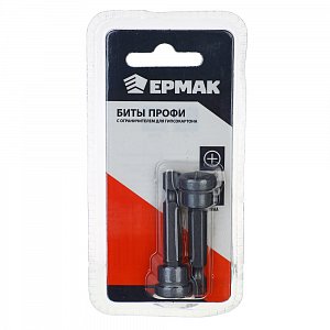 ермак биты профи ph2 50мм c ограничителем для гкл (блистер уп.2шт) 601-070
