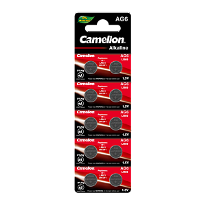 батарейка camelion g6/lr920/lr69/371a/171 bl10 alkaline 1.5v (10/100/3600) 12814