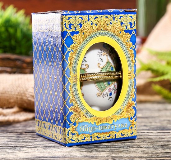 Шкатулка "Незабудки" 10х6 см 295540 295540 фото 3