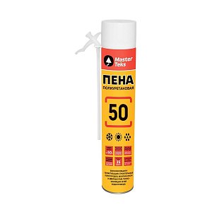 пена монтажная "masterteks 50" 670 мл всесезонная (1/12) 234871