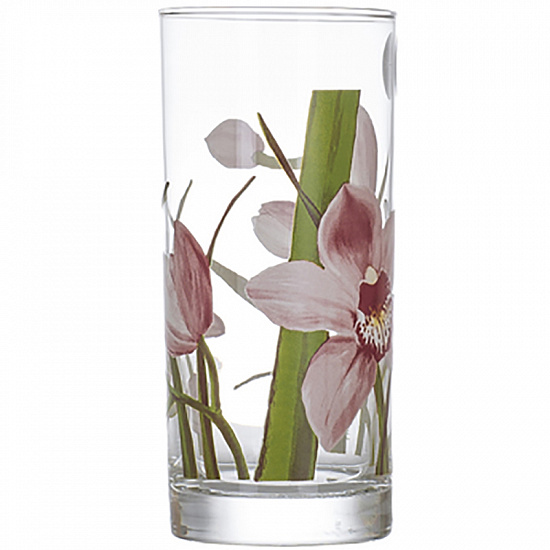 Стаканы RED ORCHIS высокие 270мл 6шт. G4606