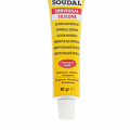Герметик Soudal, силиконовый, универсальный, бесцветный, 60 гр 1262725 1262725