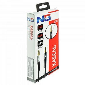 ермак кабель mini jack 3.5 mm - mini jack 3.5 mm, 1.5 м 788-045