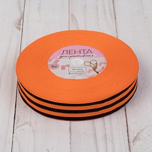 лента репсовая георгиевская 25мм*25±1ярд(23м±1м) ау 2834729 2834729