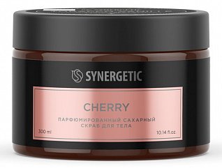 Synergetic  скраб д/ тела Cherry/вишня  300мл 800053