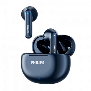 наушники вставные philips tat1199 bluetooth 5.4 с микр. type-c синий (1/60) tat1199bl