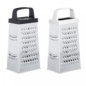 VETTA Терка 4-х сторонняя 23см жесть, 2 цвета ручки 885-105