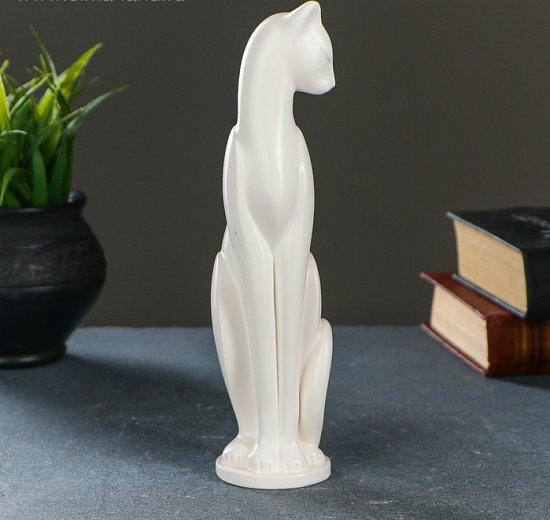 Фигура "Кошка Грация" белая, 6х7х23см 3308487 3308487 фото 2