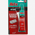 Герметик Akfix HT300, силиконовый, термостойкий, красный, 50 мл 3514891 3514891 фото 2