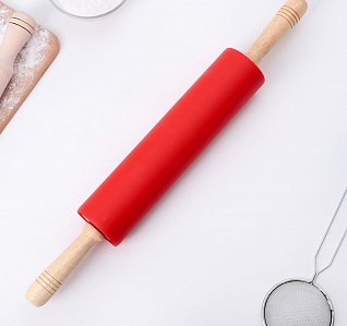 Скалка "Валенсия" 52х6,5 см, цвета МИКС 1569766 1569766