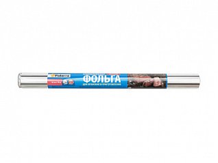 фольга пищевая paterra 44см*10м*12микрон в пленке 209-028 хб9739