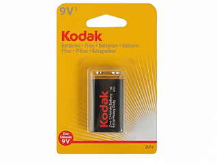 батарейка "kodak" 6f22-1bl heavy duty (k9vhz-1b) (10/50/5200) бат870