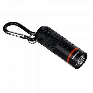 фонарик на карабине тм ермак, 1 led, 4хlr44, 5,5x2см 226-005