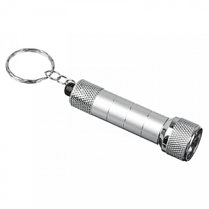 чингисхан фонарик-брелок 5 led, 3хlr44, алюминий, 6,7х1,2 см 198-070
